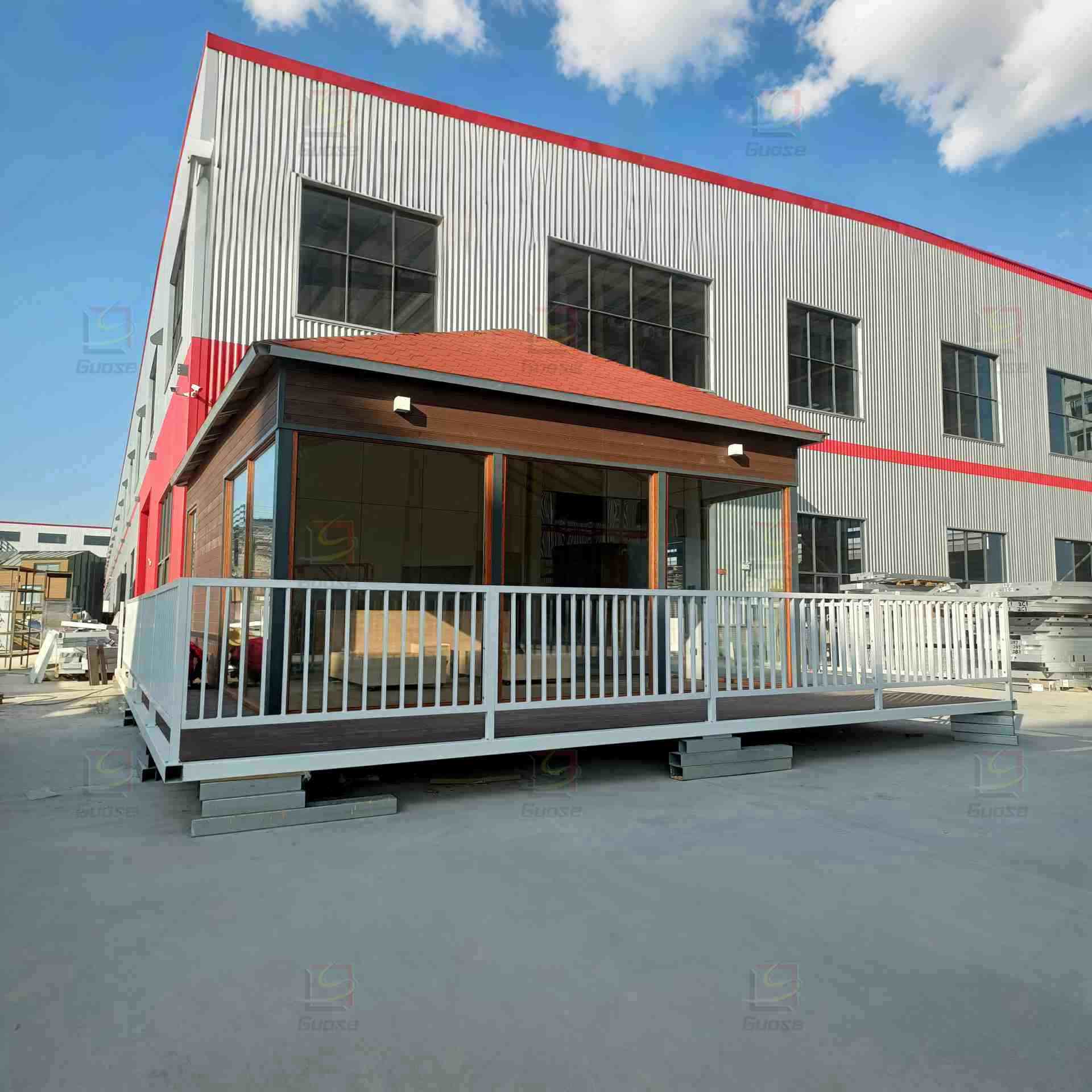 High Quality Prefabricated Eco-Friendly Buildings Modern Design Bungalow Industrial Prefab Greenhouses New Top for Rent